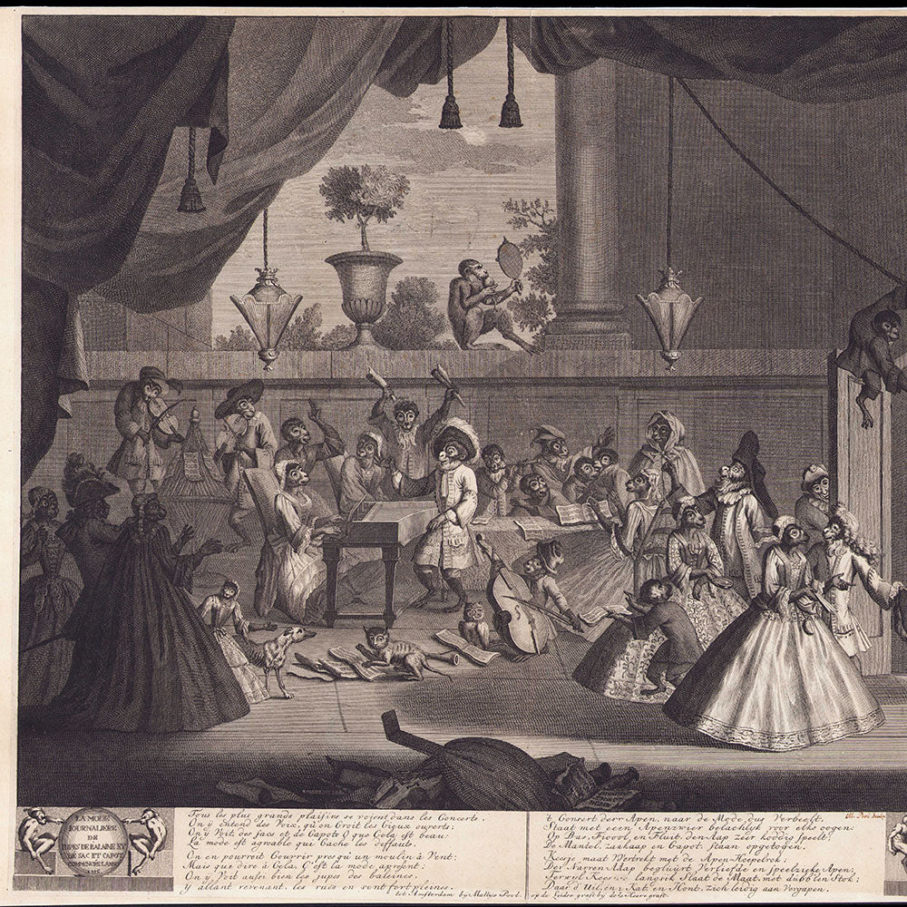 Matthys Pool - La Mode Journalière de Jupes de Balaine (1716)