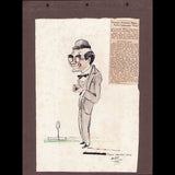 Sem - Portrait du dessinateur par Robert Pierre Velter (1933)