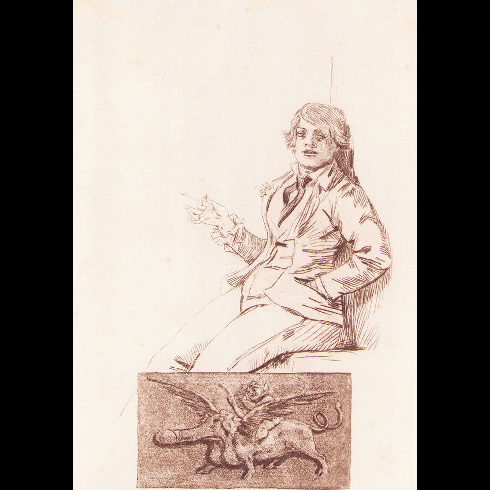 Felicien Rops - Mam'zelle Gavroche et la Poésie érotique (1880s)