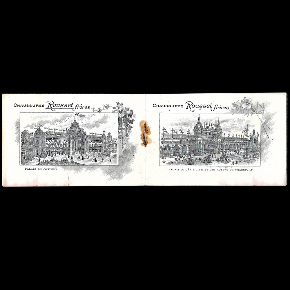 Chaussures Rousset Frères - Les Palais de l'Exposition Paris 1900
