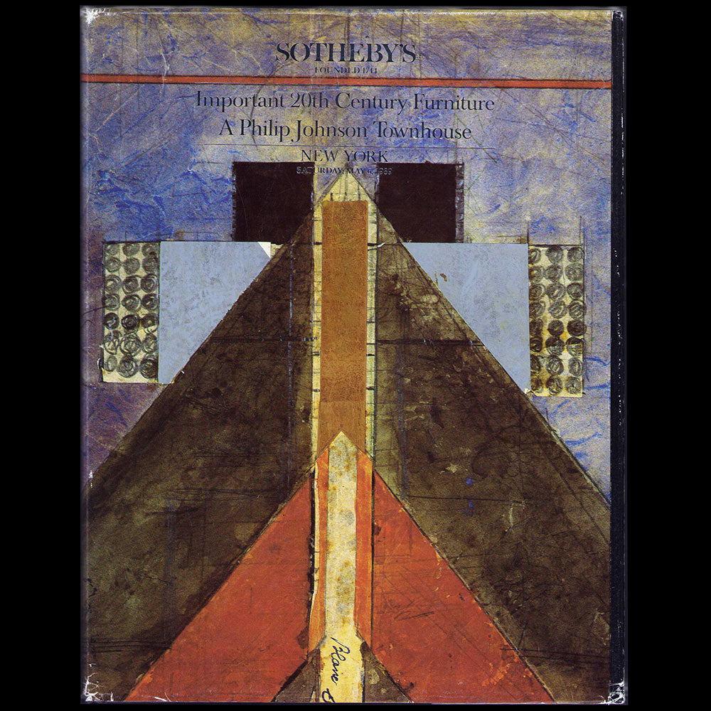 Doucet - A  Philip Johnson Townhouse, catalogue de la vente Sothebys de la collection Robin Symes (1989)