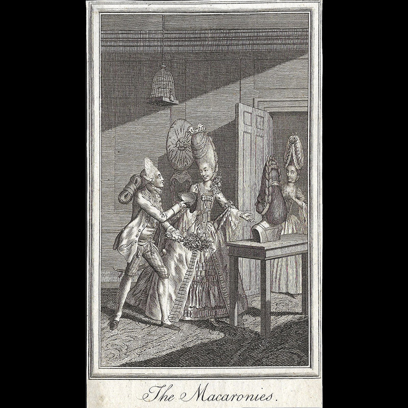 Lady's Magazine - The Macaronies (1773)
