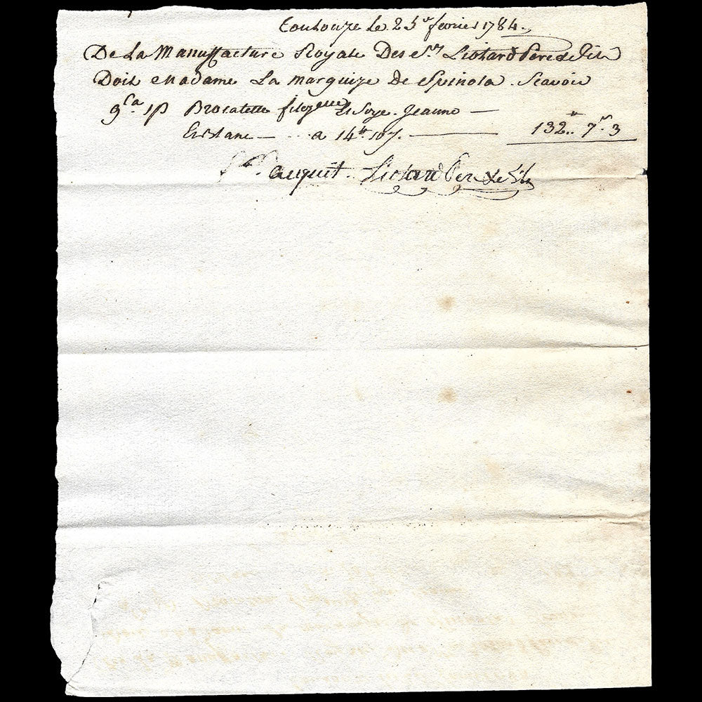 Mémoires de tailleur, marchands merciers et passementiers de Toulouse (1784-1791)
