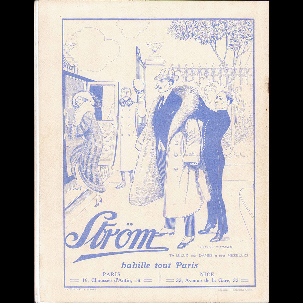 Tout-Paris, magazine illustré mondain, n°2 (25 octobre 1913)