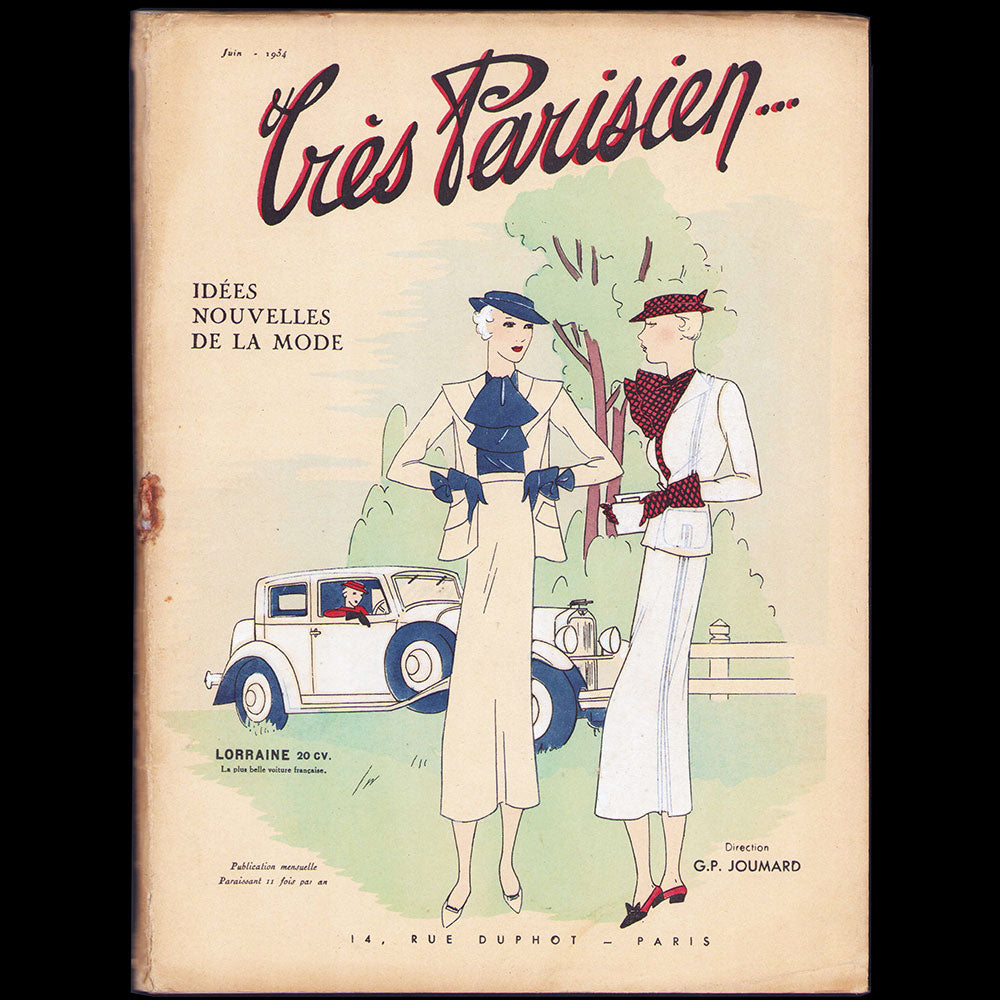 Très Parisien - Réunion de 10 des 11 numéros de l'année 1934