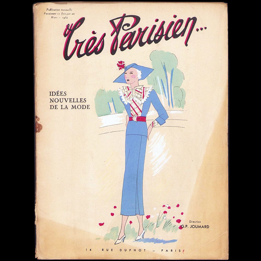 Très Parisien - Réunion de 10 des 11 numéros de l'année 1934