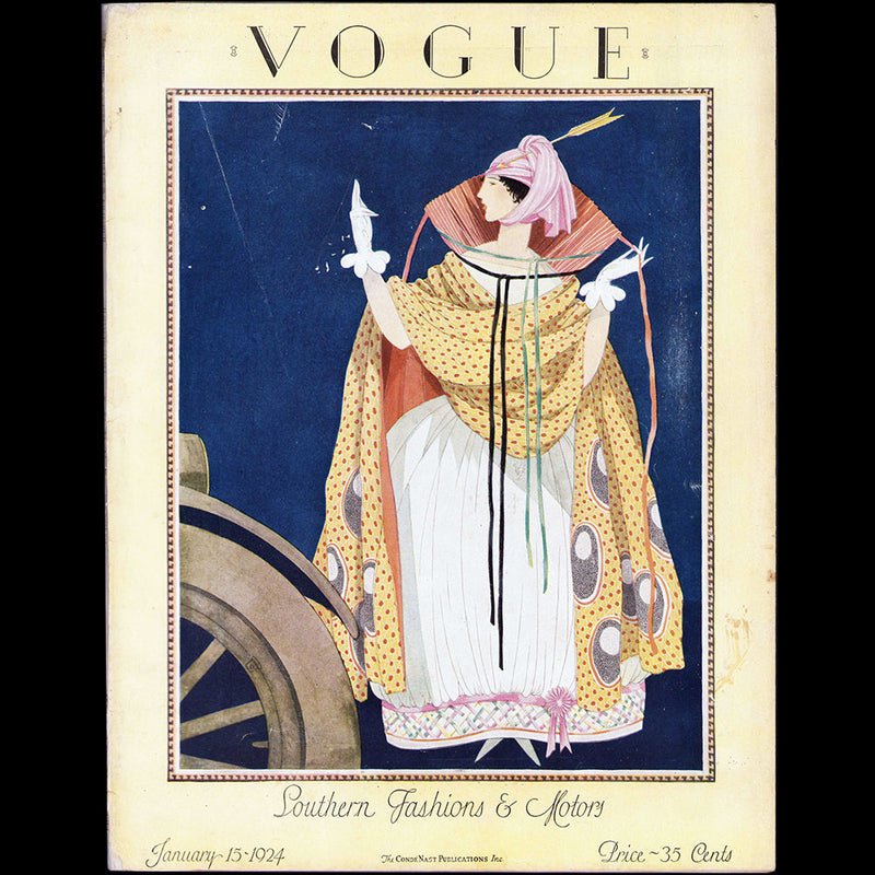 Vogue US (January 15 1924), couverture de George W. Plank
