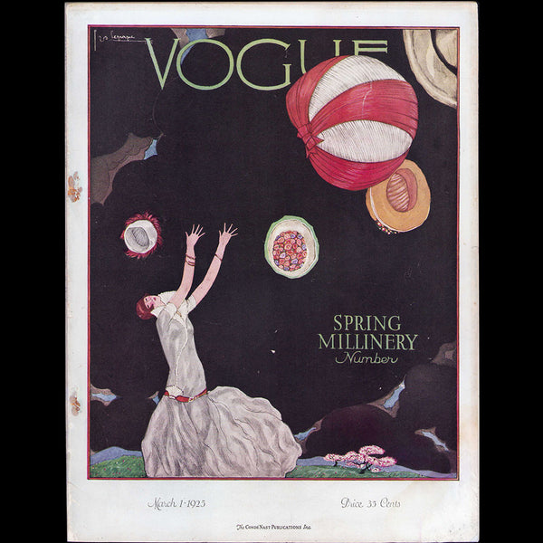 Vogue US (March 1st 1925), couverture de Georges Lepape
