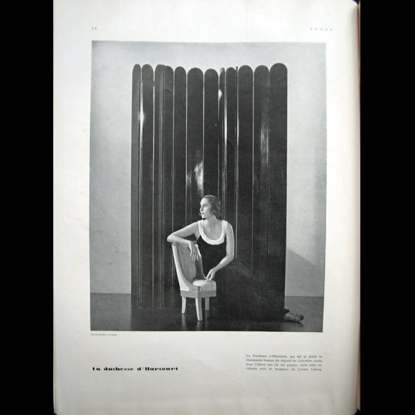 Vogue France (1er février 1932), couverture de Benito