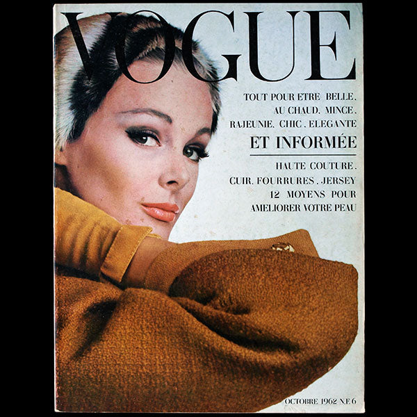 Vogue France (octobre 1962), couverture d'Irving Penn