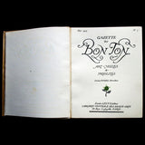 Gazette du Bon Ton, ensemble de 6 numéros de 1913, 2ème semestre