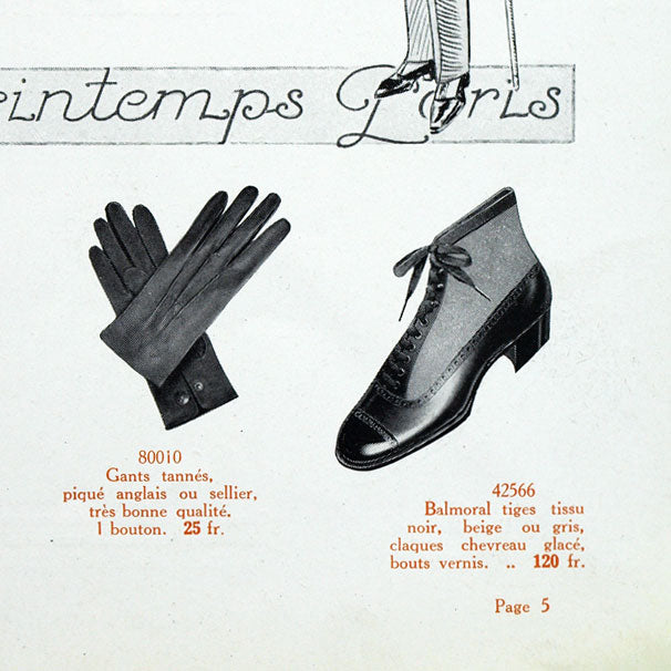 La mode masculine au Printemps, 1920
