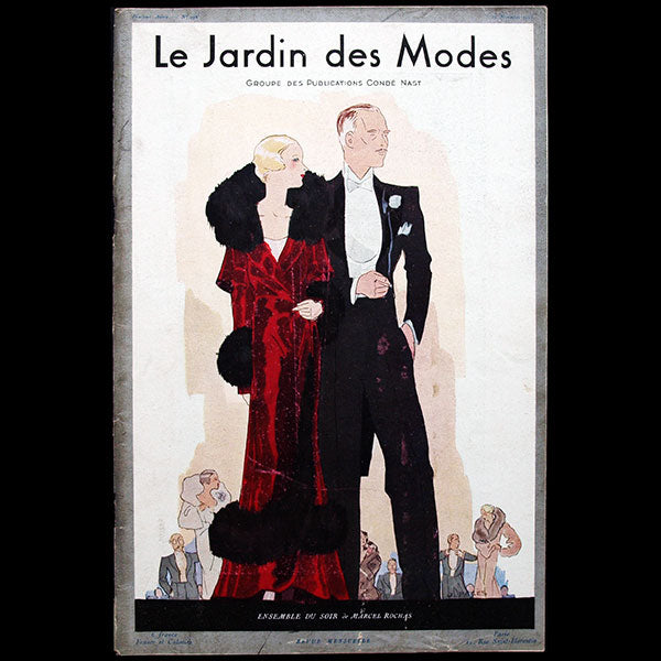 Le Jardin des Modes, n°136, 15 novembre 1930, couverture de Jean Pagès