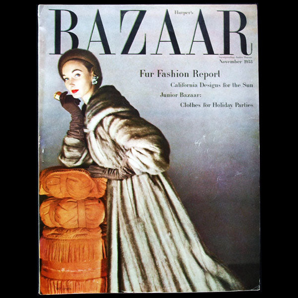 Harper's Bazaar (1953, novembre), couverture de Louise Dahl-Wolfe
