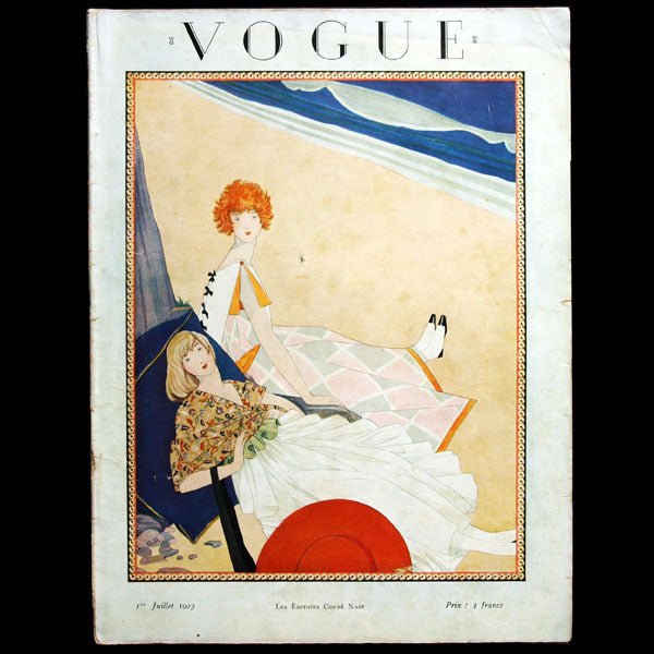 Vogue France (1er juillet 1923), couverture de George Plank