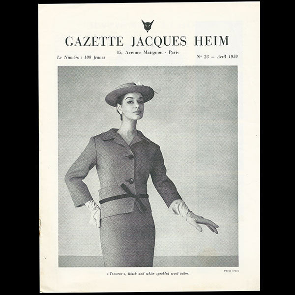 Heim - Gazette Jacques Heim, n°23 (1959, avril), couverture d'Arsac