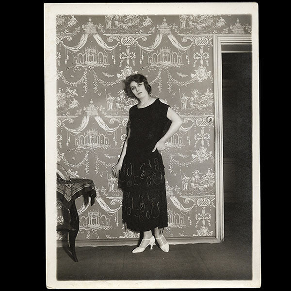 Alice Bernard - Robe, photographie de Talma (1921)