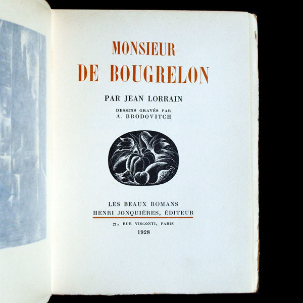 Brodovitch - Monsieur de Bougrelon (1928)