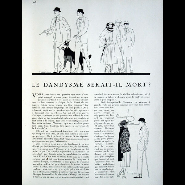 Monsieur, Revue des élégances, n21 (1921, septembre)