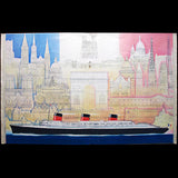 Paul Iribe - Compagnie Générale Transatlantique, Paquebot Normandie (1935)