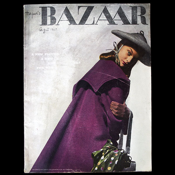 Harper's Bazaar (1947, août), couverture de Louise Dahl-Wolfe