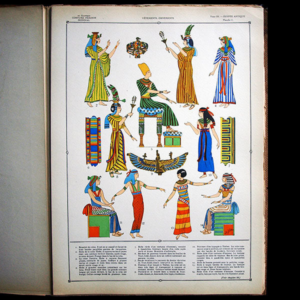 L'Histoire du Costume Féminin Mondial de l'an 5318 avant J. C. à nos jours (circa 1923)