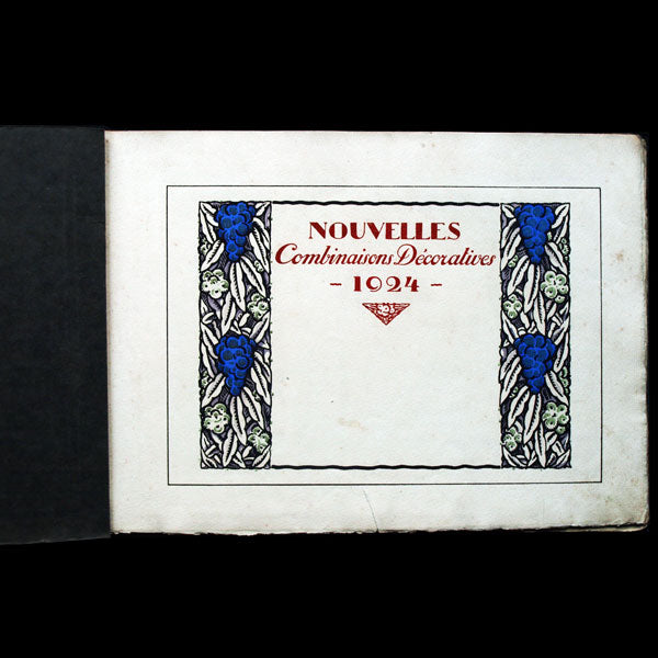 Nouvelles Combinaisons Décoratives, modèles de papiers peints au pochoir (1924)