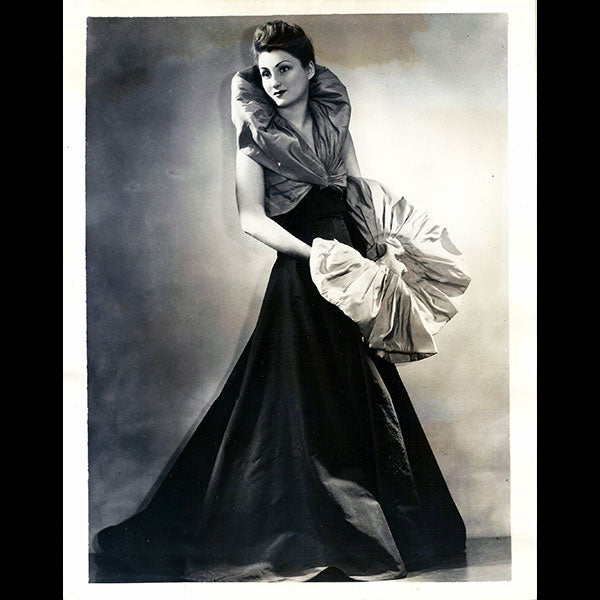 Jeanne Lanvin - robe du soir à col Médicis (1938)