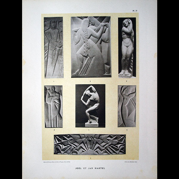 Rapin - La Sculpture Décorative Moderne, 2ème série, collection de l'exposition des Arts Décoratifs de 1925 (1926)