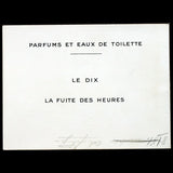 Balenciaga, carnet de défilé, circa 1955