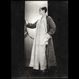Lucien Lelong - pyjama de soie, tirage d'époque de Scaïoni (1927)