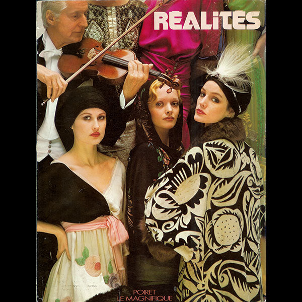 Réalités (avril 1974), les robes de Denise Poiret par Helmut Newton