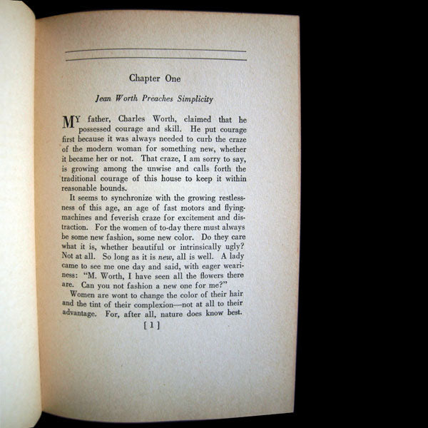 Principles of Correct Dress including chapters by Jean Worth and Paul Poiret (1914)