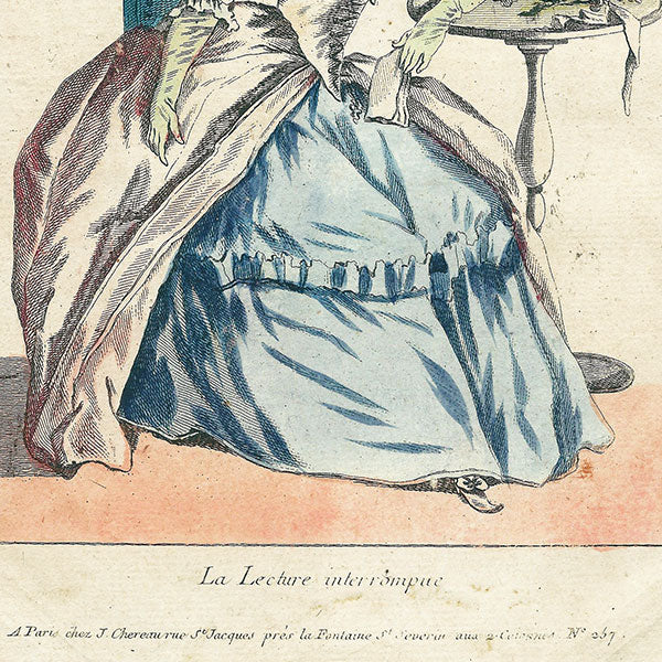 Chéreau - La lecture interrompue (circa 1785)