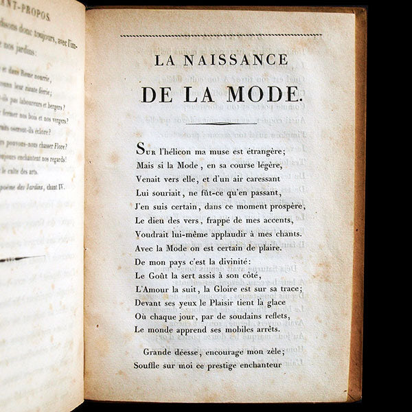 Naissance de la mode, par Maurice Seguier (1819)
