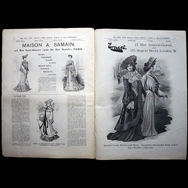 The New York Herald Fashion Supplement, March 30th 1902