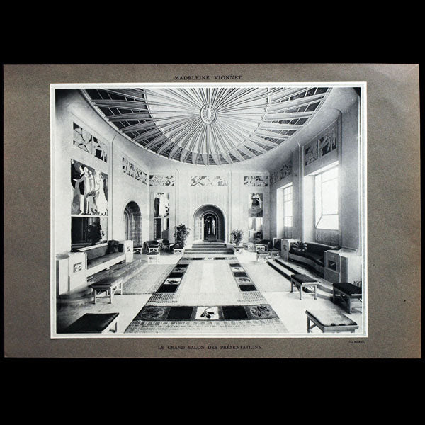 Vionnet - Salon de présentation de la maison avenue Montaigne à Paris (1924)
