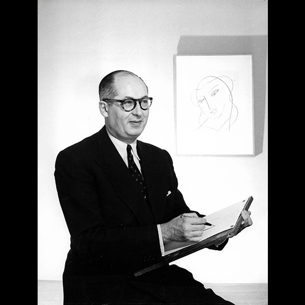 Heim - Portrait de Jacques Heim par Willy Maywald (circa 1955)