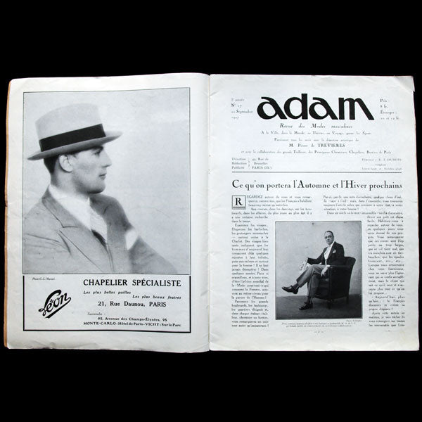 Adam, la revue de l'homme (20 septembre 1927)