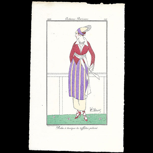 Le Journal des Dames et des Modes, Costumes Parisiens, n74, 1914, exemplaire specimen