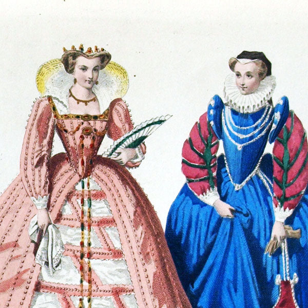 Challamel - Histoire de la mode en France, illustration de F. Lix (1875)