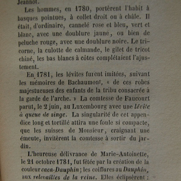 La Bédollière - Histoire de la mode en France (1858)