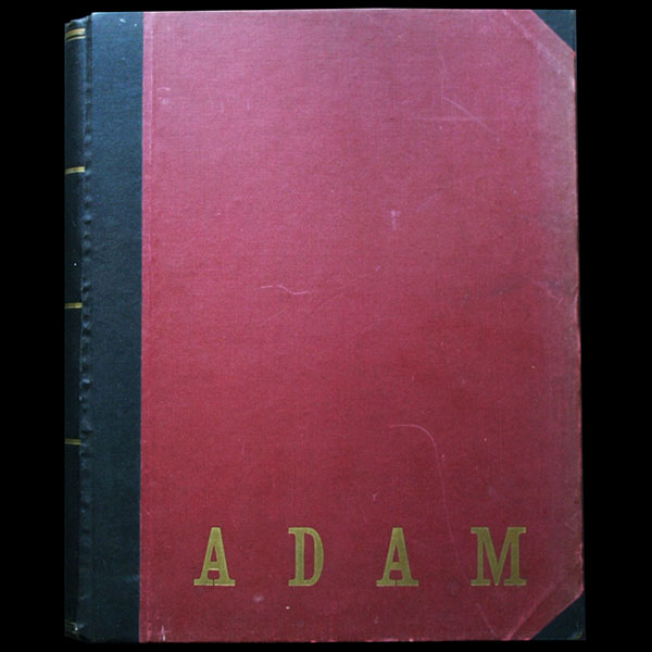 Adam, la revue de l'homme (15 août 1937, 15 mai 1938, 15 novembre 1937, 15 novembre 1938, 15 juin 1938, 15 juillet 1938)