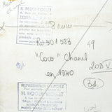 Chanel - portrait de Coco Chanel par Horst P. Horst en 1937, tirage postérieur (circa 1960)