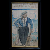 Poiret - Portrait de Paul Poiret par Guy Arnoux (circa 1919-1920)