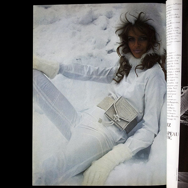 Vogue France (décembre 1968-janvier 1969), couverture de David Bailey