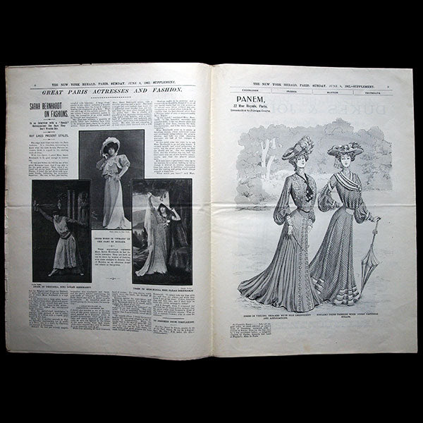 The New York Herald Fashion Supplement, June 8th 1902