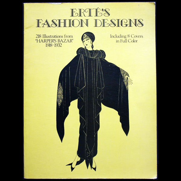 Erté fashion designs,  218 illustrations from Harper's Bazaar 1918-1932