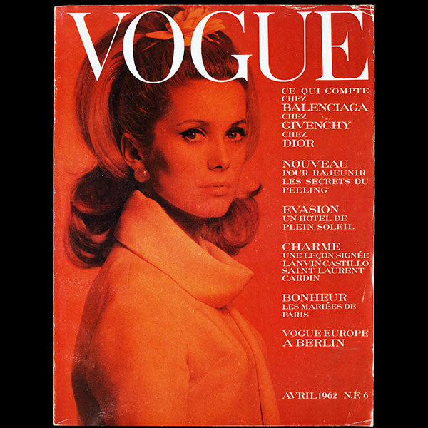Vogue France (avril 1962), couverture d'Helmut Newton