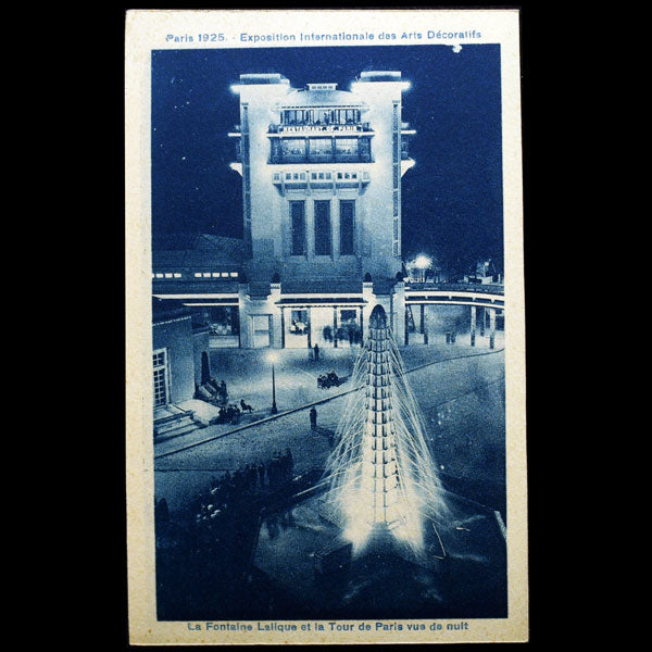 La Fontaine Lalique à l'Exposition Internationale des Arts Décoratifs (1925)